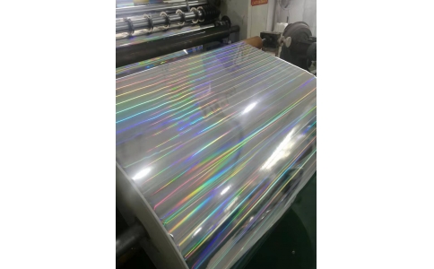 不干胶光柱镭射膜纸