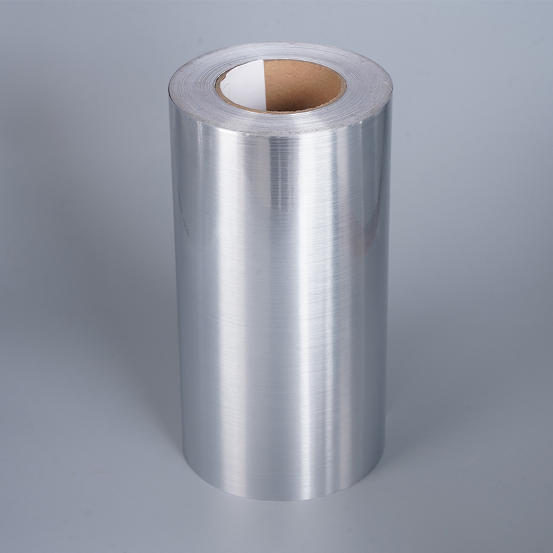 Self-Adhesive PET Label Film PT005L – 188mic Brushed Silver PET