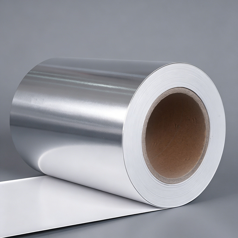 Self-Adhesive Metallized Paper Label JS023H1 – 80gsm Bright Silver Paper / Hot Melt / 60gsm White Glassine